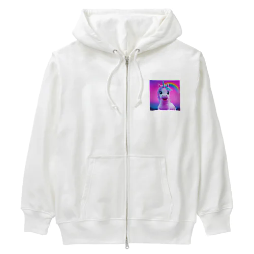 わたしミライから来たユニ Heavyweight Zip Hoodie