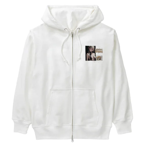 美女 図鑑（ホールド） Heavyweight Zip Hoodie