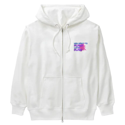 YOU WANT TO PLAY? Heavyweight Zip Hoodie