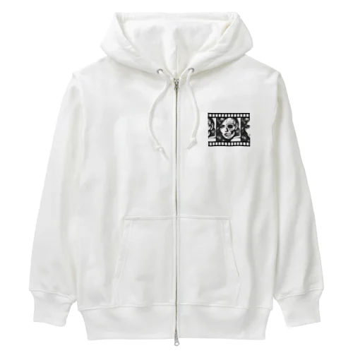 スケルトンアクトレス Heavyweight Zip Hoodie