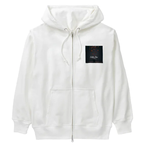 コーヒーマニアくん Heavyweight Zip Hoodie