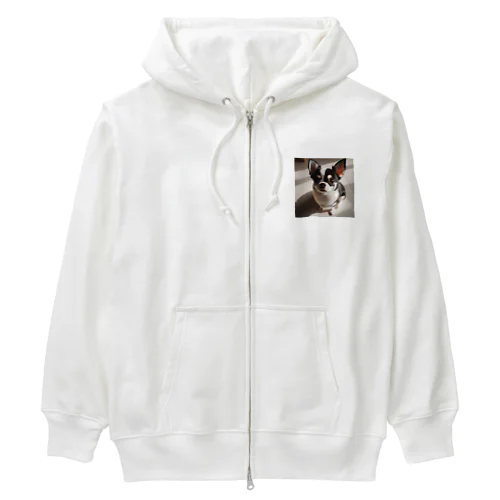 チワワ Heavyweight Zip Hoodie