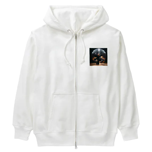 ショータイムクマ Heavyweight Zip Hoodie