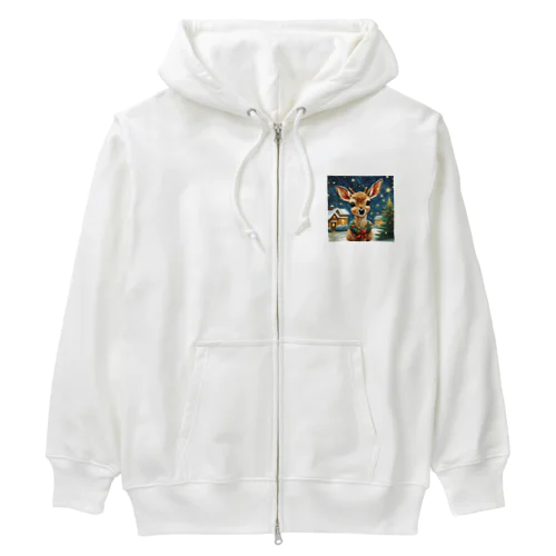 子鹿がやってきた Heavyweight Zip Hoodie