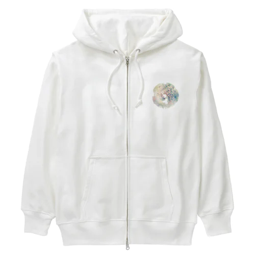 メデューサの水彩画 Heavyweight Zip Hoodie