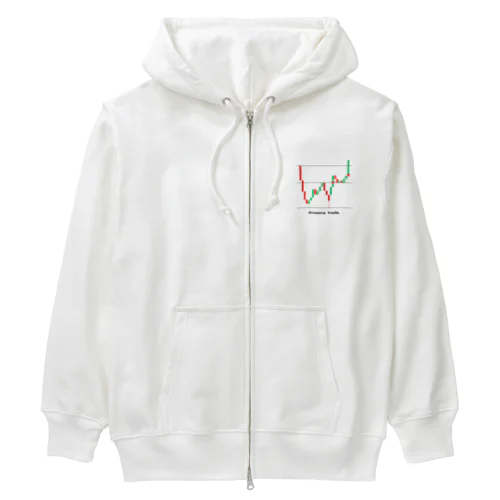 ダブルボトム Heavyweight Zip Hoodie