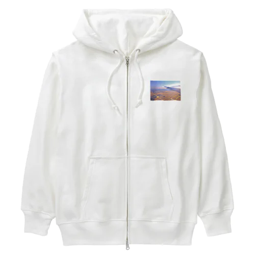 Sunrise at Chicago Heavyweight Zip Hoodie