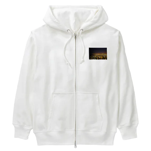 Chicago Skyscrapers 2 Heavyweight Zip Hoodie