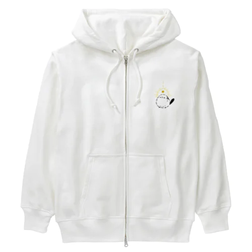 星に願いをシマエナガ＠ぴよ手帖 | シマエナガ雑貨 Heavyweight Zip Hoodie