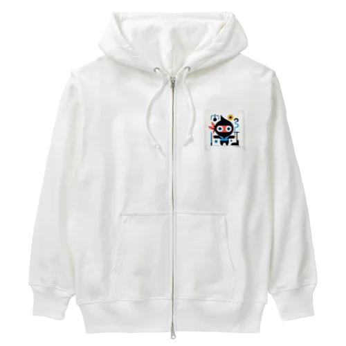 NinjaSamurai kidsシリーズ Heavyweight Zip Hoodie