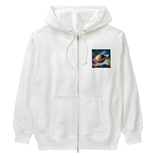 POWER OF SATURN Heavyweight Zip Hoodie