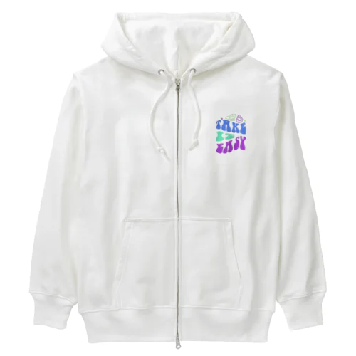 🌟 Take It Easy Apparel & Goods 🌟 Heavyweight Zip Hoodie