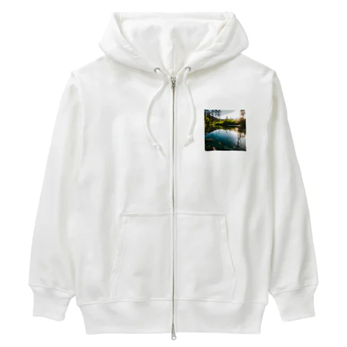 ここで釣りをさせて下さい! Heavyweight Zip Hoodie