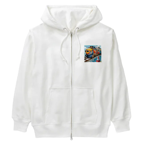 トレインフィッシュ Heavyweight Zip Hoodie