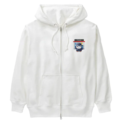 ペンギン警察官 Heavyweight Zip Hoodie