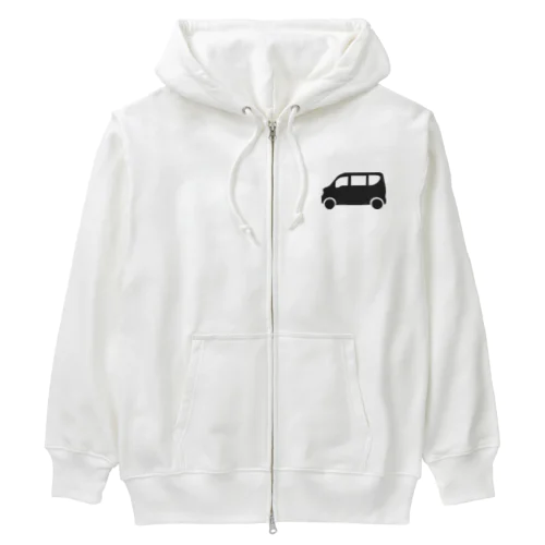 かわいいはたらくクルマ Heavyweight Zip Hoodie