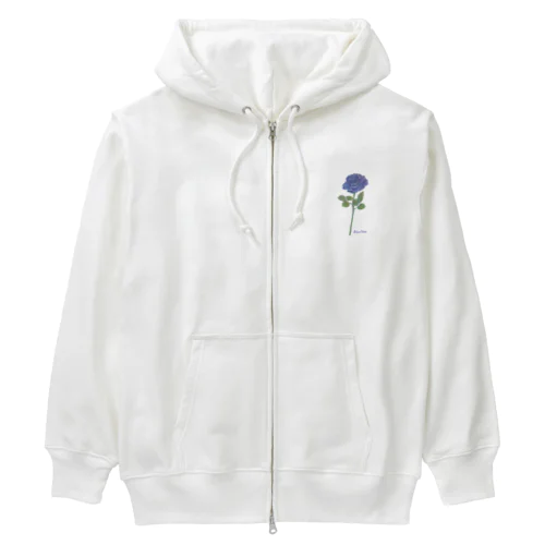 夢叶う青い薔薇 Heavyweight Zip Hoodie