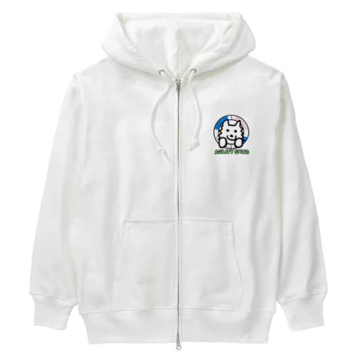 AGILITY SPITZ「タイヤからこんにちは！」 Heavyweight Zip Hoodie