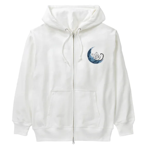 月で一休み Heavyweight Zip Hoodie