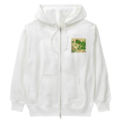 かえるくん Heavyweight Zip Hoodie