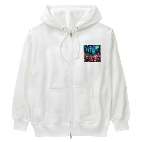 宙よりも光る街 Heavyweight Zip Hoodie