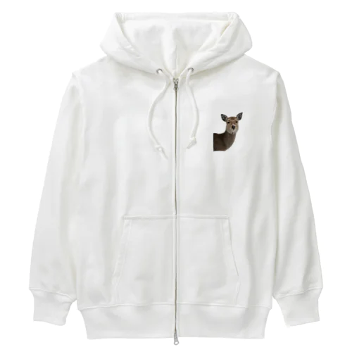 ひょっこりシカくん Heavyweight Zip Hoodie