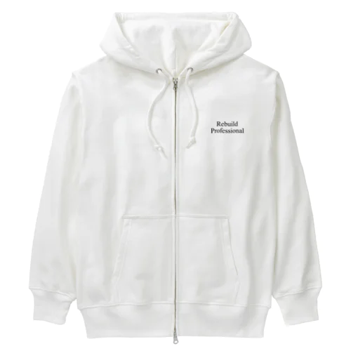 rebuild  Professional Heavyweight Zip Hoodie