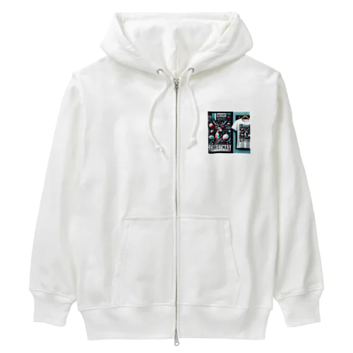 ジオメトリック・クリスマス Heavyweight Zip Hoodie