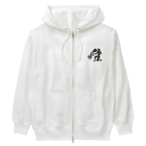 クンバ（水瓶座） Kumbha (Aquarius) Heavyweight Zip Hoodie