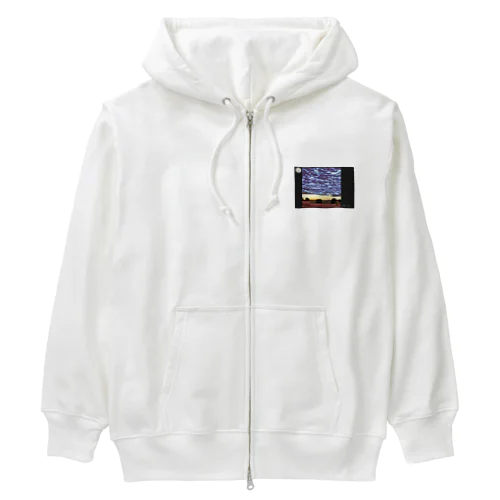 夕焼けの雷雲 Heavyweight Zip Hoodie