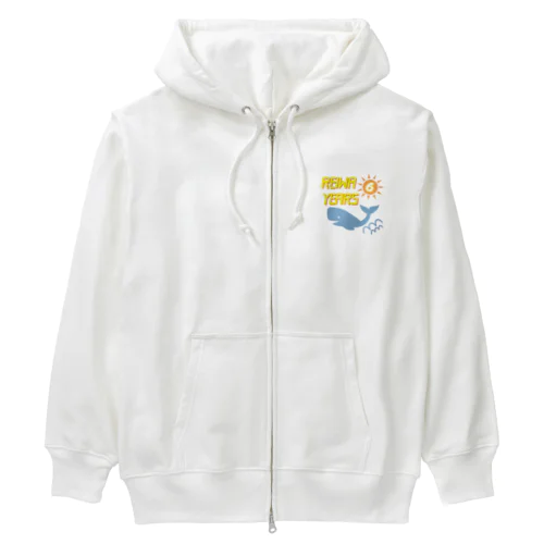 REIWA 6 YEARS Heavyweight Zip Hoodie