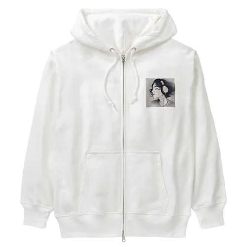 エモいスタイル Heavyweight Zip Hoodie