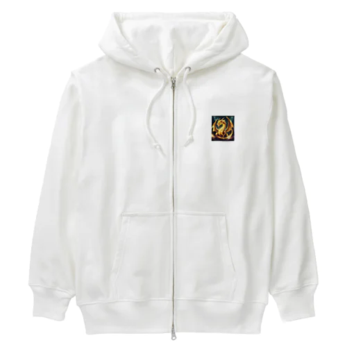 神々しいドラゴン Heavyweight Zip Hoodie