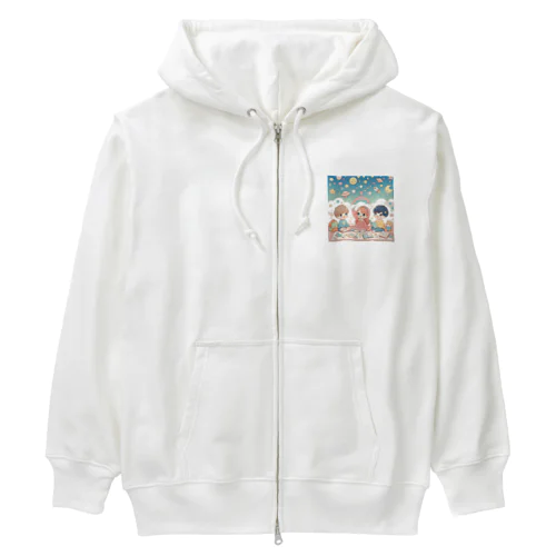 星の子たち Heavyweight Zip Hoodie