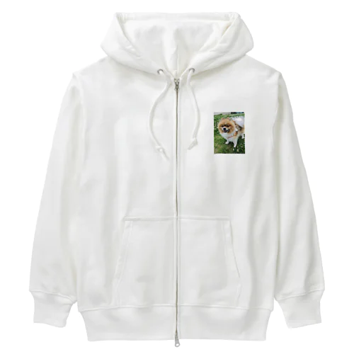 ポメラニアンのアリスくん2 Heavyweight Zip Hoodie