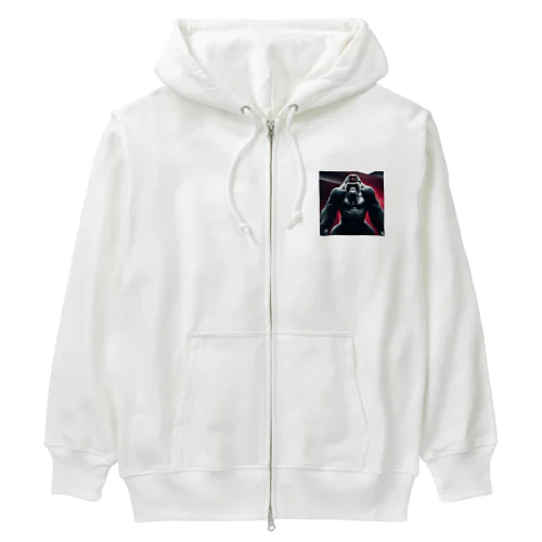 不動のゴリラ Heavyweight Zip Hoodie