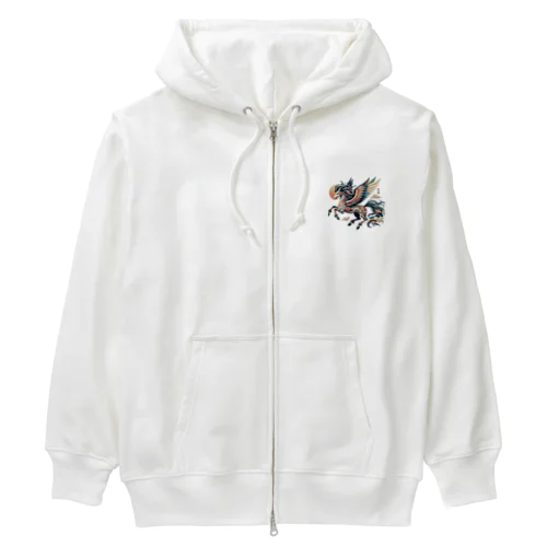 雅彩ペガサス - Gasa Pegasus Heavyweight Zip Hoodie