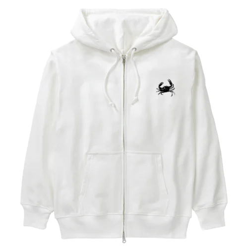 カニ拓　ワンポイント Heavyweight Zip Hoodie