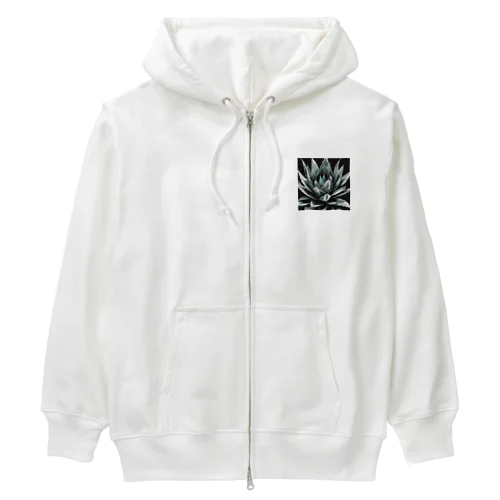 プランツパラダイスブラックアガベ Heavyweight Zip Hoodie