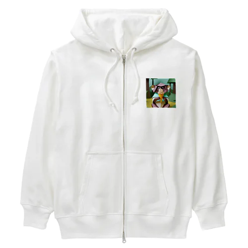 ice meets オリガミマーモセット Heavyweight Zip Hoodie