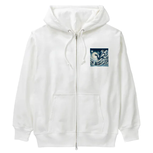 雲を越えし野望の龍 Heavyweight Zip Hoodie