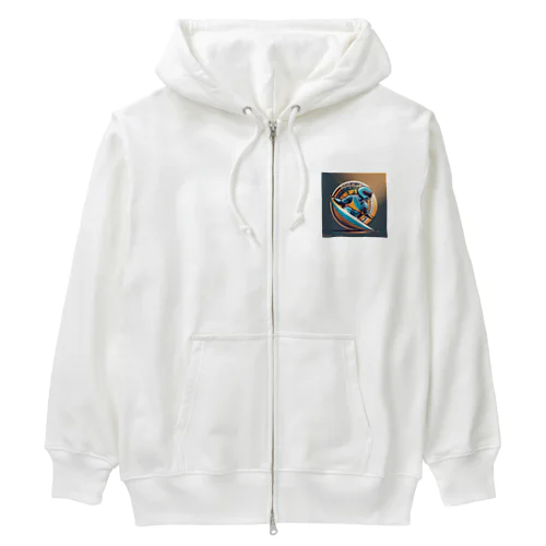 PulseAthletica Heavyweight Zip Hoodie