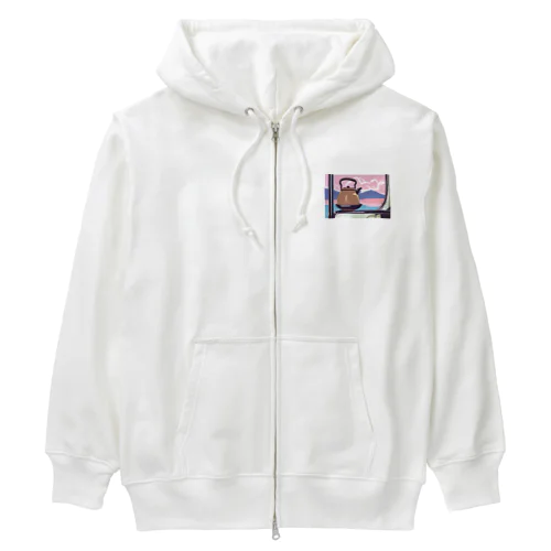 車窓とヤカン Heavyweight Zip Hoodie