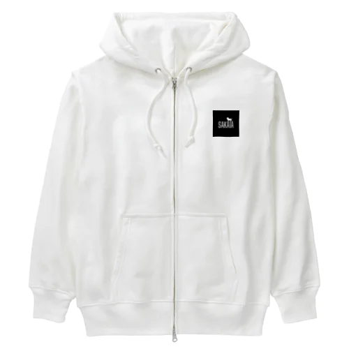 [SAKA1] LION LOGO Heavyweight Zip Hoodie