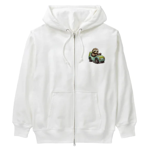 ドライブナマケロくん Heavyweight Zip Hoodie