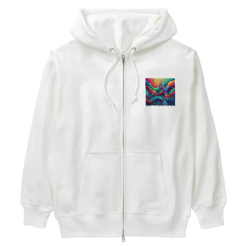 ボリンジャーバンド Heavyweight Zip Hoodie