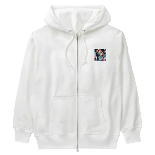 日本の夏、浴衣を着てのデートはまさに最高の選択！ Heavyweight Zip Hoodie