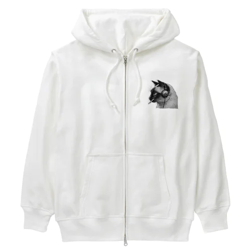 クリエイティブ non Heavyweight Zip Hoodie