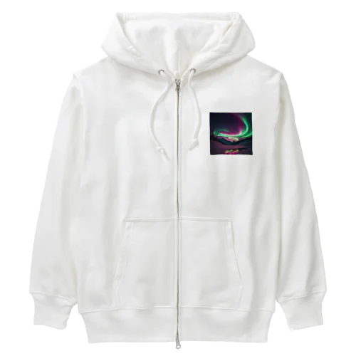 オーロラ Heavyweight Zip Hoodie