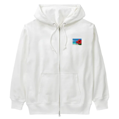 ハイビスカス　リゾート　🌺　🏝️ Heavyweight Zip Hoodie